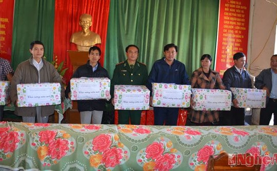 Sở Giao thông Vận tải: 168 triệu đồng hỗ trợ xã Keng Đu dịp tết