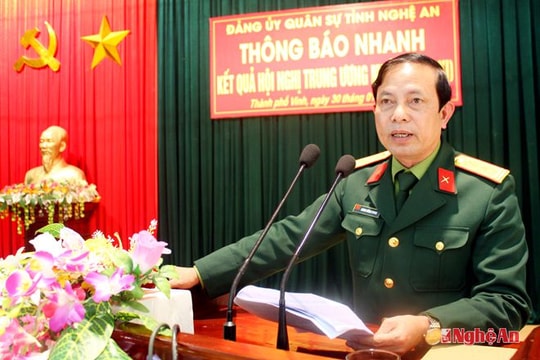 Bộ CHQS tỉnh: Thông báo nhanh kết quả hội nghị Trung ương 10 (Khóa XI)