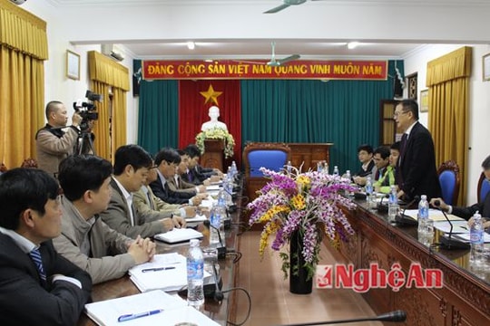 Đoàn đại biểu JICA (Nhật  Bản) làm việc với Sở Nông nghiệp