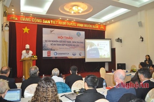 Hội thảo về đảm bảo an toàn hồ đập tại Nghệ An