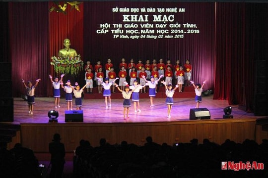 Khai mạc hội thi giáo viên dạy giỏi tỉnh cấp tiểu học