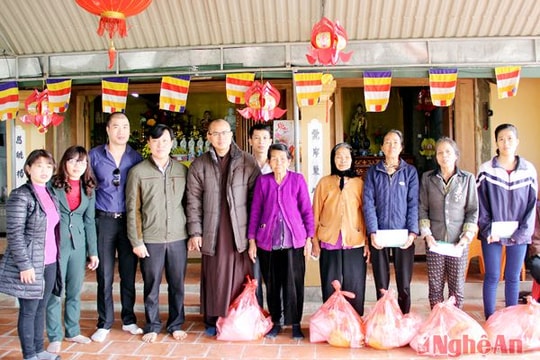 Chùa Phúc Thành: Chung tay lo Tết cho người nghèo