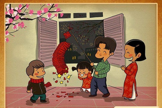 Xem bộ tranh "Tết xưa- Tết nay" để... giật mình
