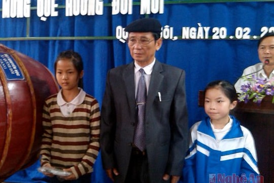 Khai bút đầu xuân ở làng Quỳnh Đôi (Quỳnh Lưu)