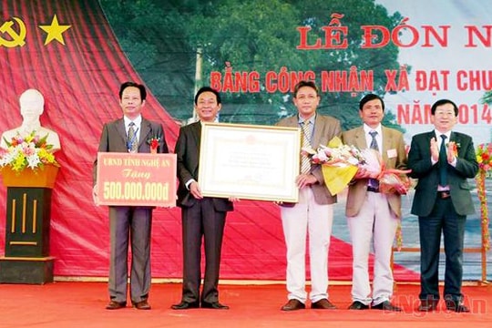 Nghi Lộc: Đẩy mạnh phong trào xây dựng nông thôn mới