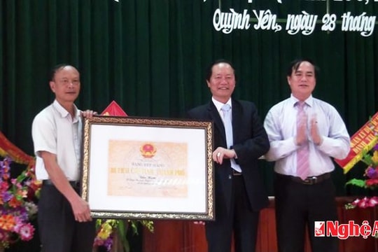 Lễ đón bằng di tích lịch sử cấp tỉnh Đền Nam