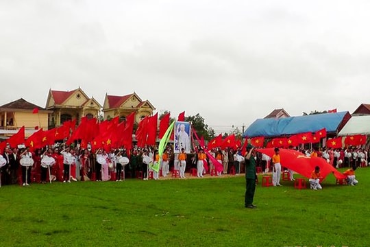 Xã Đô Thành đón bằng công nhận xã đạt chuẩn nông thôn mới