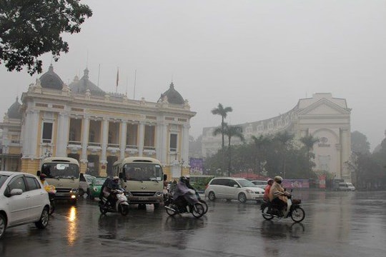 Miền Bắc tiếp tục mưa phùn, ẩm ướt