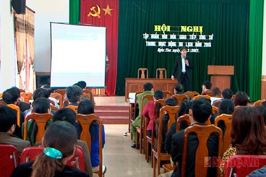 Tập huấn văn hóa ứng xử giao tiếp dịch vụ du lịch