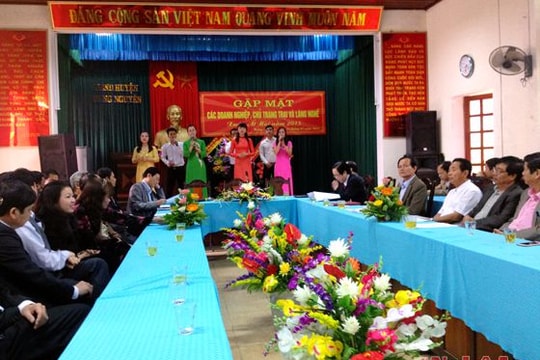 Hưng Nguyên gặp mặt Doanh nghiệp, trang trại, gia trại