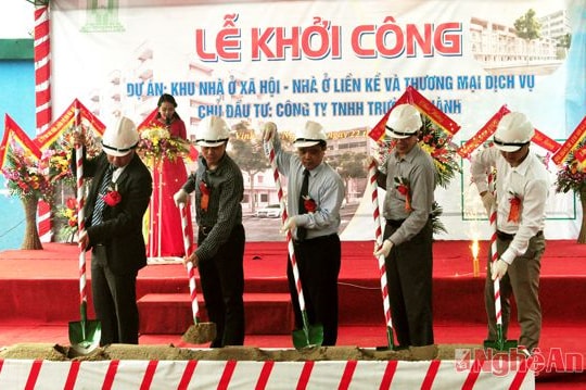Khởi công dự án nhà ở xã hội, nhà ở liền kề
