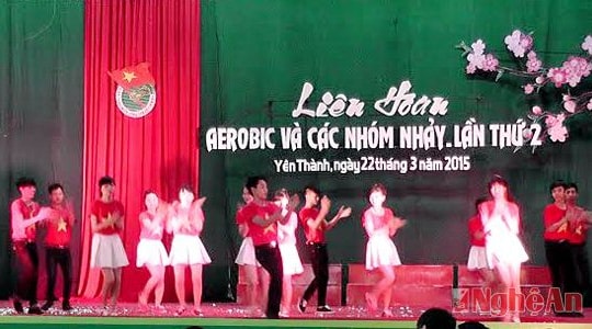 Yên Thành: Liên hoan Aerobic và các nhóm nhảy