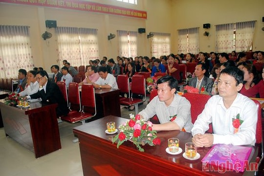Hội nghị điển hình tiên tiến ngành GD&ĐT Quỳ Hợp