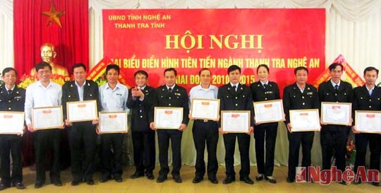 Hội nghị đại biểu điển hình tiên tiến ngành Thanh tra