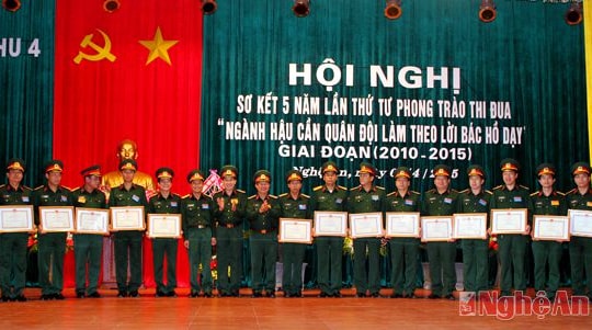 Sơ kết Phong trào "Ngành Hậu cần Quân đội làm theo lời Bác Hồ dạy"