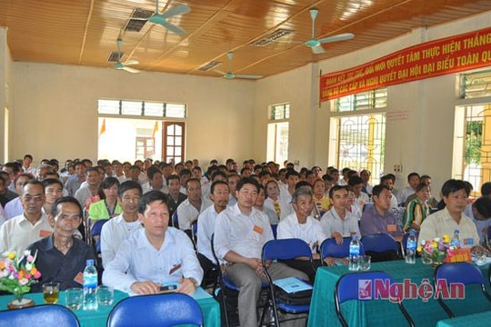 Đại hội ĐB Đảng bộ xã Yên Tĩnh khóa XII, nhiệm kỳ 2015-2020