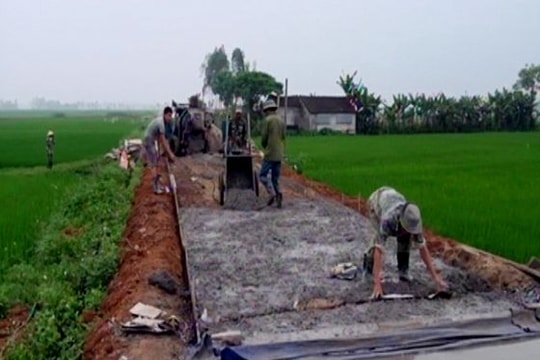 "Làm" nông thôn mới ở Nam Thượng