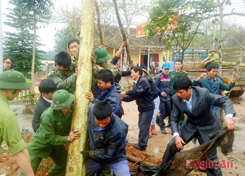 Xã Nghi Tiến(Thái Hòa): Phấn đấu vững mạnh toàn diện