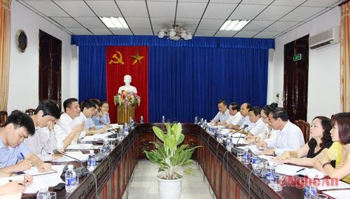 UBND tỉnh làm việc với Ngân hàng BIDV: Phối hợp đẩy mạnh phát triển du lịch Nghệ An