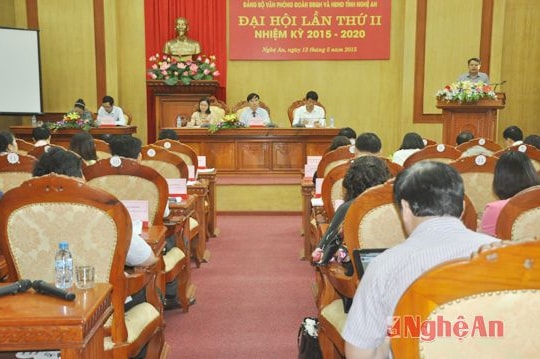 Đại hội Đảng bộ  Văn phòng Đoàn ĐBQH và HĐND tỉnh nhiệm kỳ 2015-2020