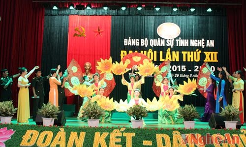 Đại hội đại biểu Đảng bộ Quân sự tỉnh Nghệ An khóa XII, nhiệm kỳ 2015 - 2020