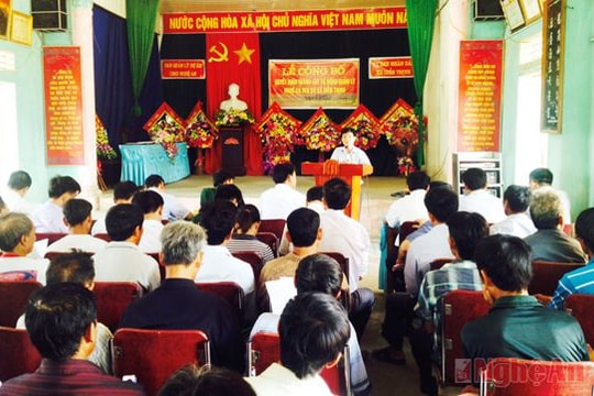 Thành lập tổ đồng quản lý nghề cá ven biển xã Diễn Thịnh