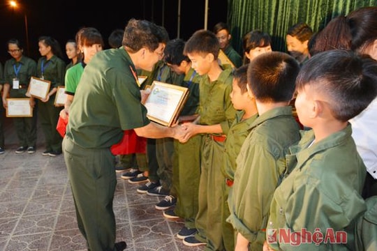 Tổng kết chương trình "Học kỳ quân đội" năm 2015