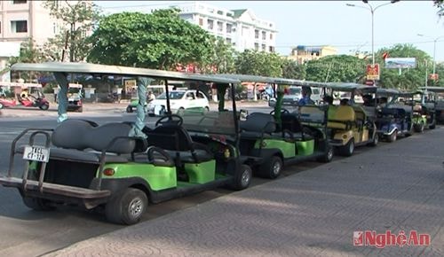 Cửa Lò sẽ xử lý xe điện 4 bánh hoạt động trái phép