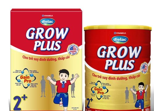 Dielac Grow Plus – Đặc chế cho trẻ suy dinh dưỡng thấp còi, giúp trẻ bắt kịp đà tăng trưởng