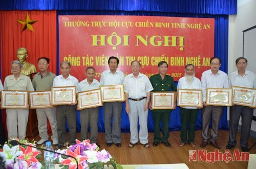 Hội nghị Cộng tác viên Bản tin Cựu chiến binh Nghệ An