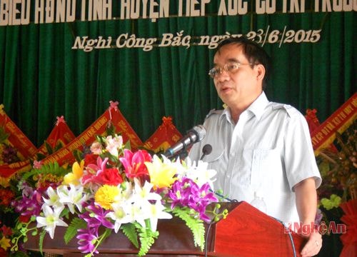 Đại biểu HĐND tỉnh tiếp xúc cử tri Nghi Lộc, Thanh Chương