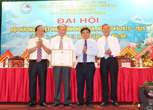 Đại hội Hội hữu nghị Việt – Nhật tỉnh Nghệ An nhiệm kỳ 2015 – 2020