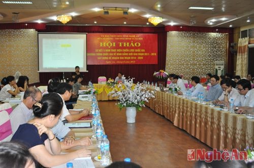 Hội thảo  thực hiện chiến lược quốc gia về bình đẳng giới