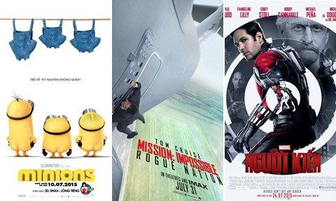 11 phim chiếu rạp Việt Nam trong tháng 7