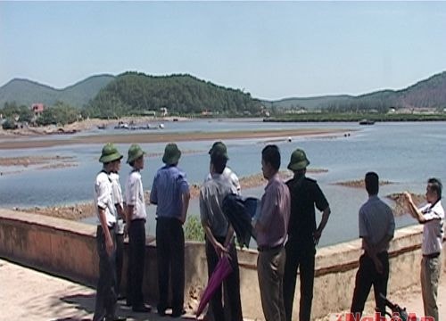 Kiểm tra công tác phòng chống thiên tai, tìm kiếm cứu nạn tại thị xã Cửa Lò