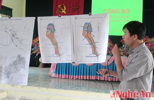 Công bố  qui hoạch thị tứ Thanh Thịnh – Thanh Chương