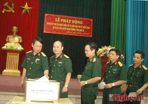 Bệnh viện Quân y 4: Quyên góp 150 triệu đồng quỹ đền ơn đáp nghĩa