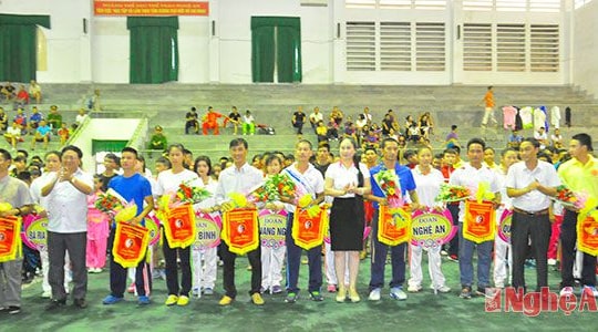 284 VĐV tham gia giải vô địch Wushu trẻ toàn quốc năm 2015
