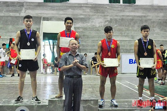 Nghệ An xếp thứ 9 toàn đoàn tại Giải vô địch Wushu trẻ toàn quốc