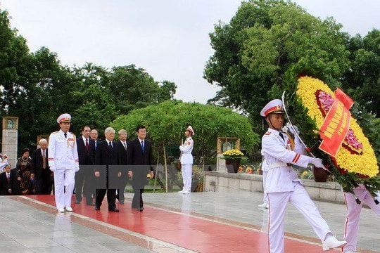 Lãnh đạo Đảng, Nhà nước tưởng niệm các Anh hùng liệt sỹ