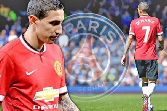 Di Maria rời Man United với giá 63 triệu euro, ký hợp đồng 4 năm với PSG