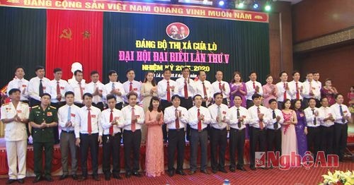 Đồng chí Nguyễn Nam Đình tái cứ chức Bí thư Thị ủy Cửa Lò nhiệm kỳ 2015 – 2020