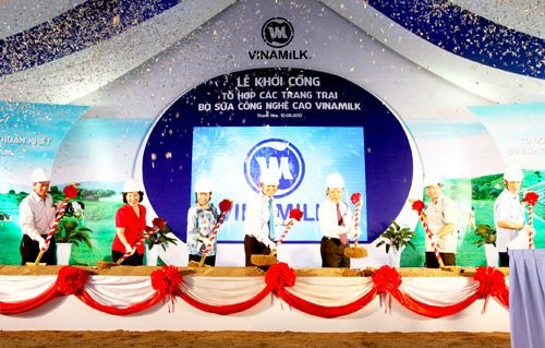 Vinamilk khởi công Tổ hợp các trang trại bò sữa công nghệ cao tại Thanh Hóa