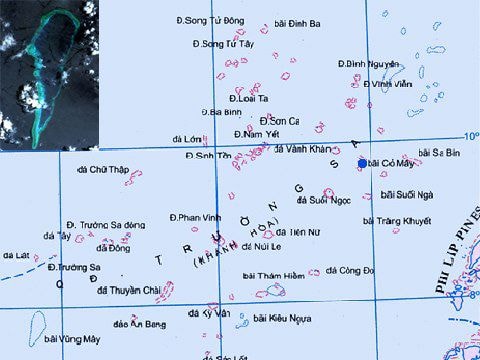 Nghị sĩ Philippines tố tàu Trung Quốc neo đậu gần bãi Cỏ Mây