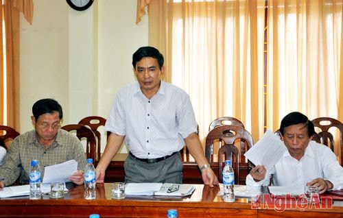 Đẩy nhanh tiến độ Dự án Đầu tư xây dựng Khu đô thị sinh thái Vinh Tân, TP Vinh