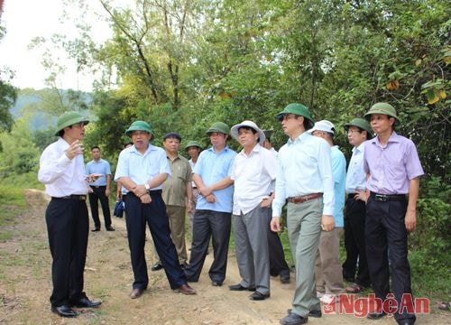 Kiểm tra thực địa dự án KCN – Đô thị và Dịch vụ VSIP Nghệ An