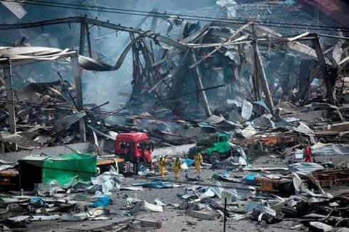 Lính cứu hỏa vô tình gây ra vụ nổ kinh hoàng ở Thiên Tân?