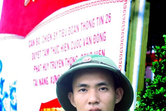 Hành động đẹp của một binh nhì