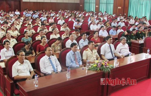 Yên Thành kỷ niệm 70 năm Ngày thành lập lực lượng CAND