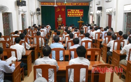 Nghi Lộc bồi dưỡng kiến thức quốc phòng, an ninh cho chức việc tôn giáo